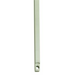 Stangenset tbv kruk-espagnolet lang 125cm nikkel