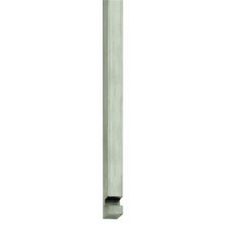 Stangenset tbv pomp-espagnolet 125cm nikkel mat