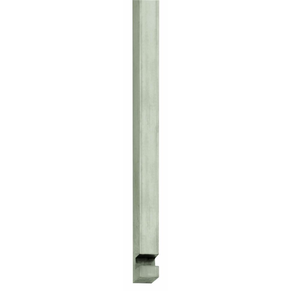 Stangenset tbv pomp-espagnolet 125cm nikkel mat