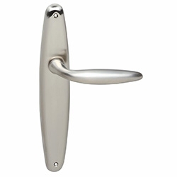 Deurkrukken op schild