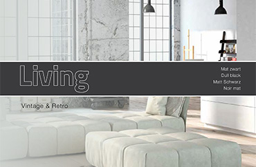 Intersteel Living mat zwart deurbeslag